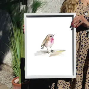 Cuadro Pajarito (acuarela)