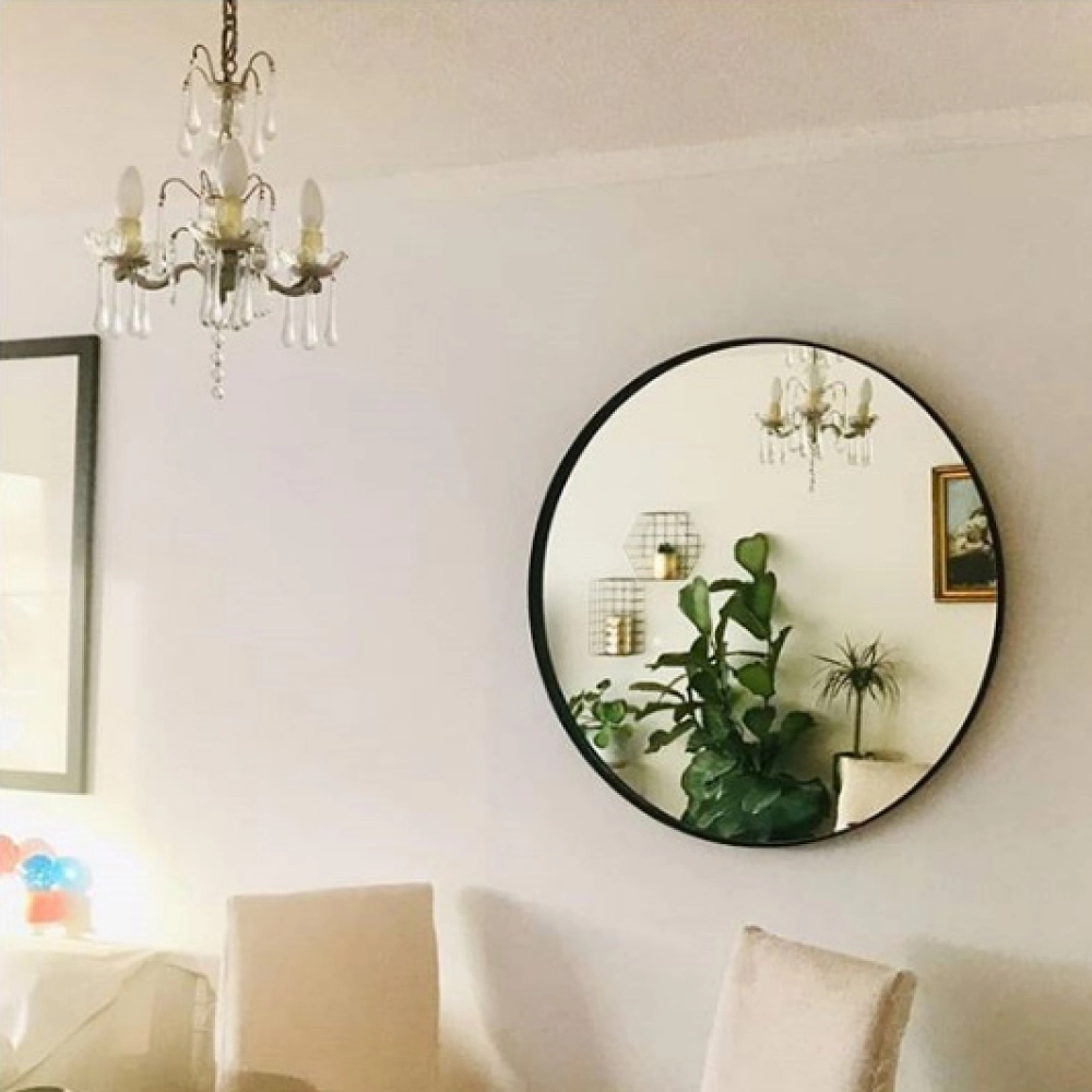 Espejo Circular Fierro Rita Dorado 50 cm (en stock) - Imagen 3