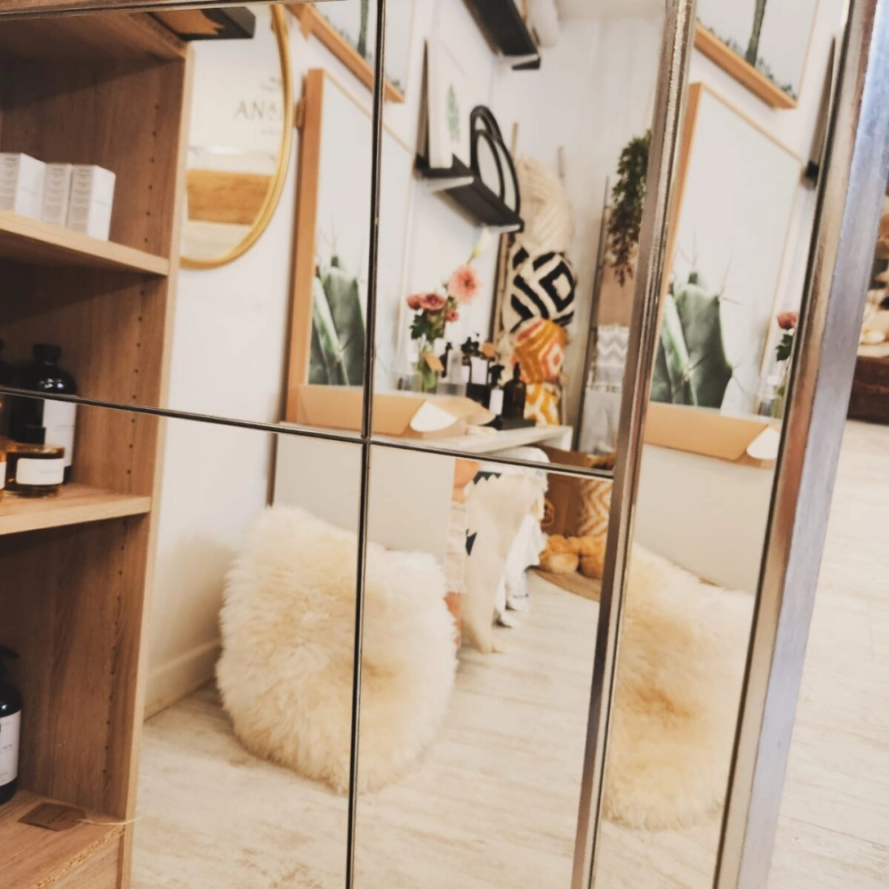 Espejo Marco Espejo Plateado 90x60 cm - Imagen 4