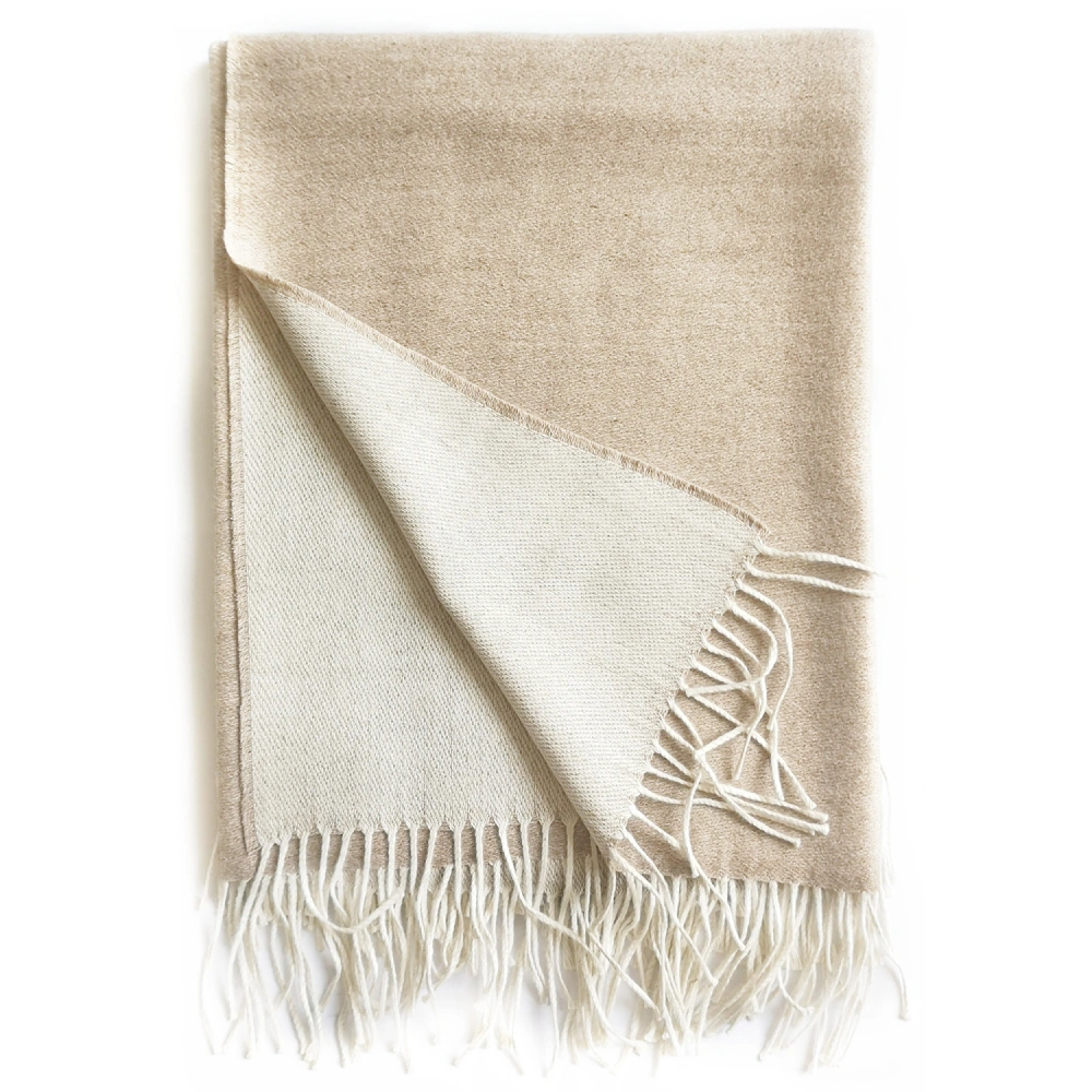 Manta Alpaca Beige - Imagen 3